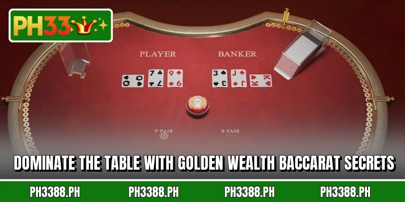 Dominate the table with Golden Wealth Baccarat secrets