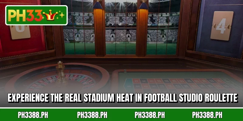 Experience the real stadium heat in Football Studio Roulette