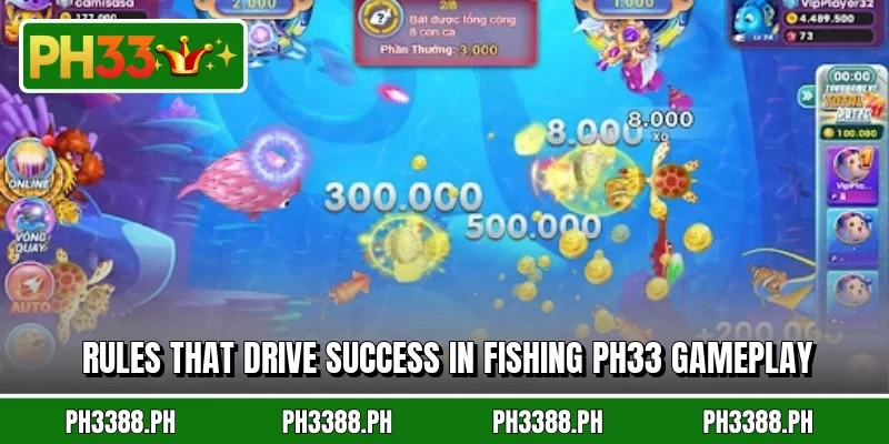 Rules that drive success in Fishing PH33 gameplay