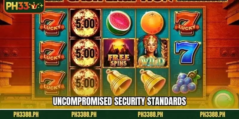 Uncompromised security standards