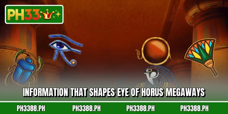 Information that shapes Eye of Horus Megaways