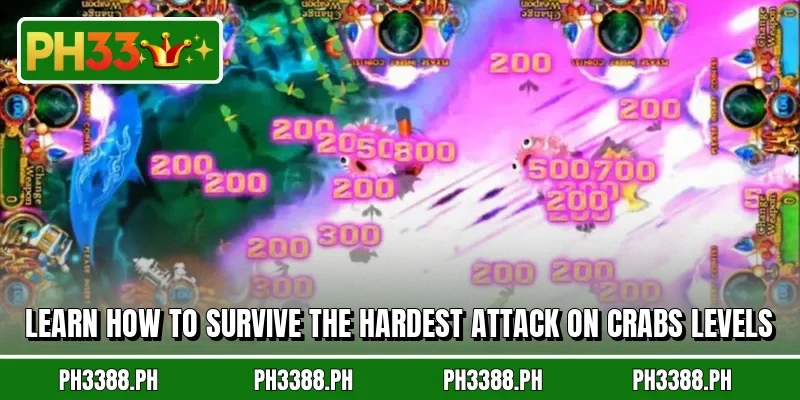 Learn how to survive the hardest Attack on Crabs levels