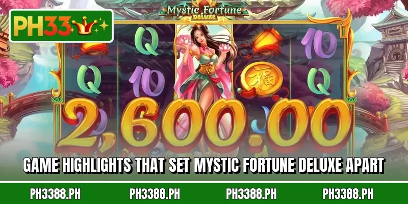 Game highlights that set Mystic Fortune Deluxe apart